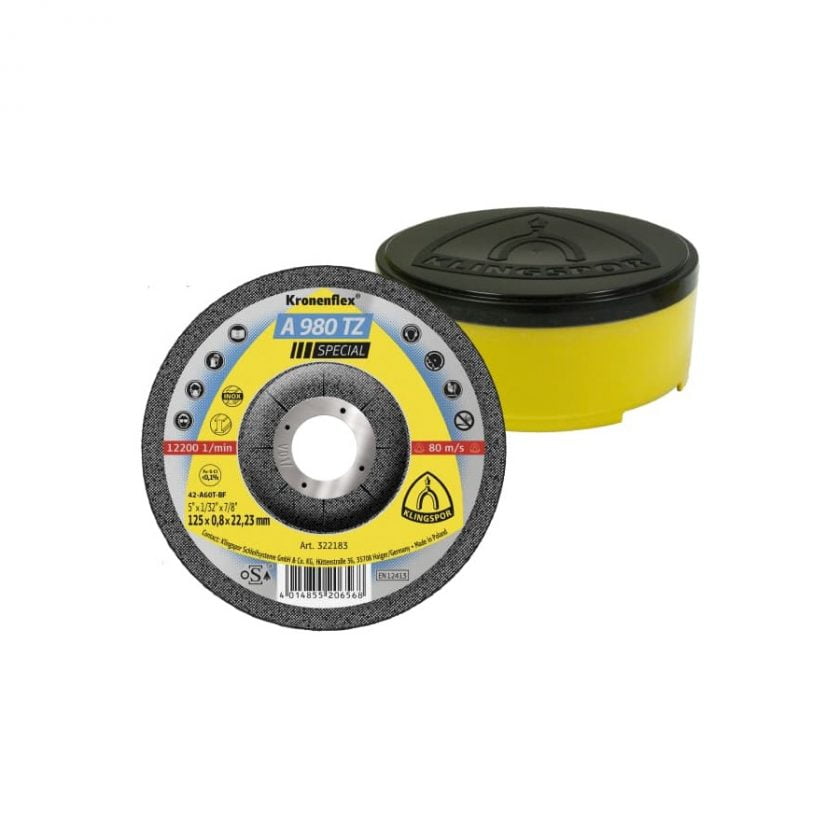 Klingspor A 980 TZ Special 322183 Trennscheibe Gekröpft 125 Mm 25 St Edelstahl Stahl Ne Metalle 3529898